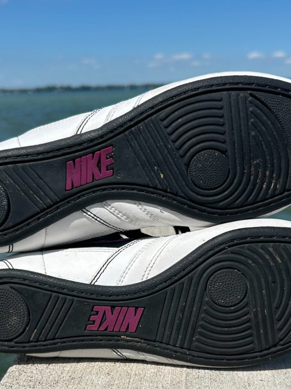 Nike Rare Greco Supreme Wrestling Shoes Black White Pink Women Size 8.5 - Picture 7 of 9